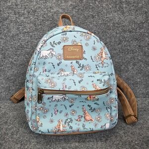 Loungefly Disney Winnie the Pooh Sketch Daisies Blue Mini Backpack Tigger